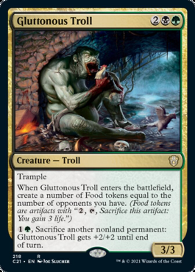 Gluttonous Troll [Commander 2021] | Fandemonia Ltd
