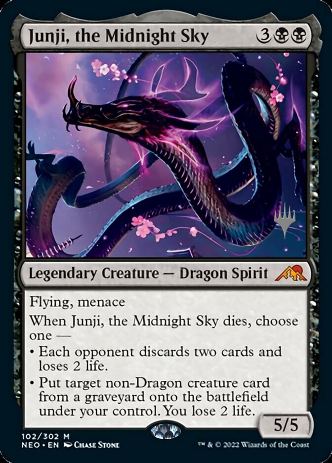 Junji, the Midnight Sky (Promo Pack) [Kamigawa: Neon Dynasty Promos] | Fandemonia Ltd