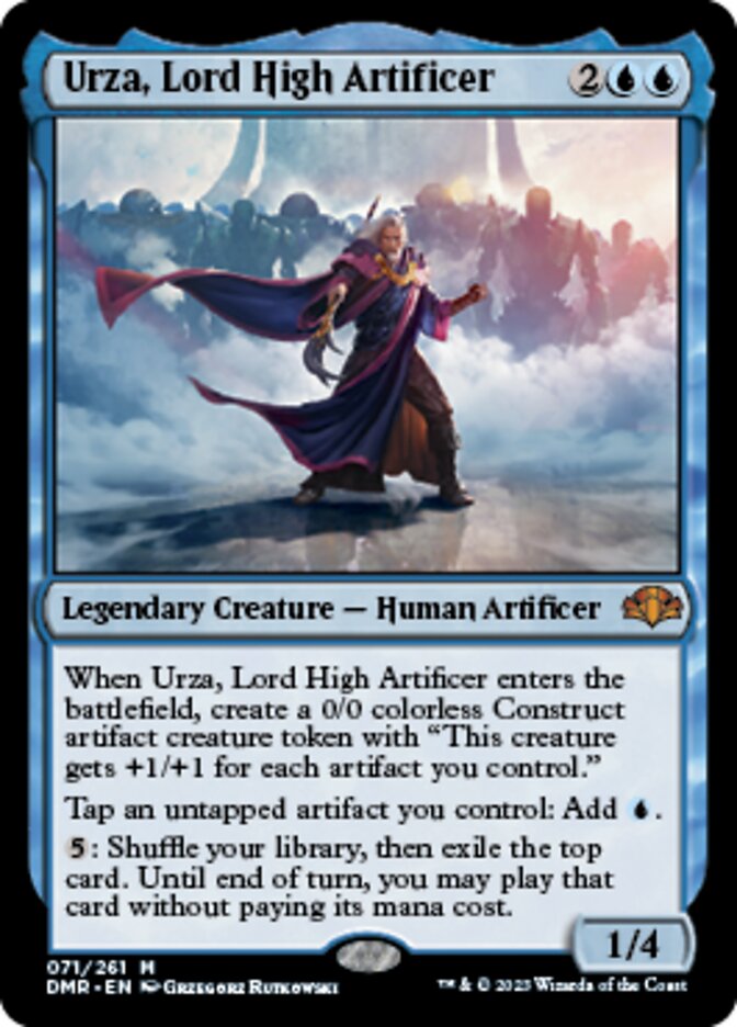 Urza, Lord High Artificer [Dominaria Remastered] | Fandemonia Ltd