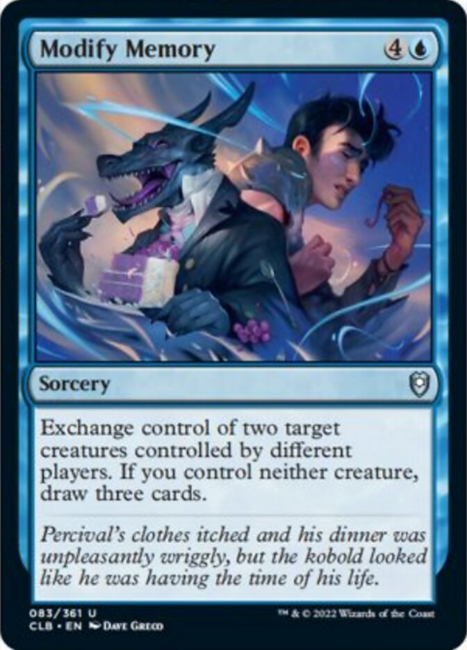 Modify Memory [Commander Legends: Battle for Baldur's Gate] | Fandemonia Ltd