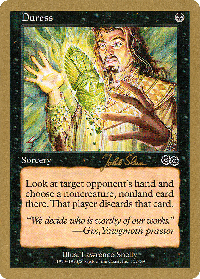 Duress (Jakub Slemr) [World Championship Decks 1999] | Fandemonia Ltd