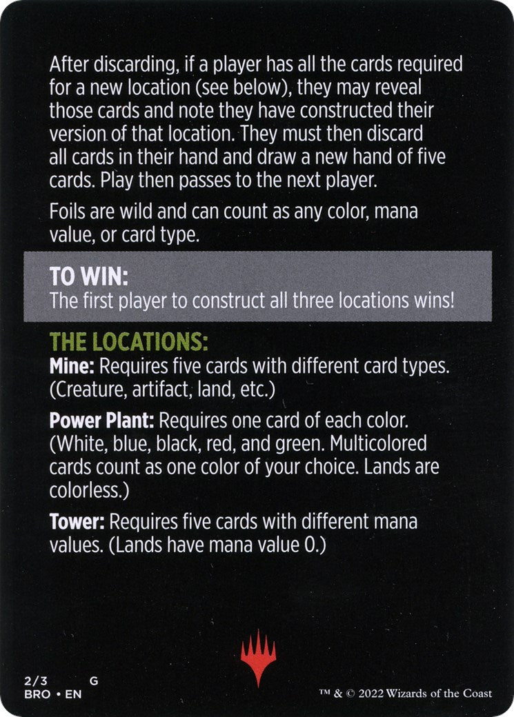 Urza's Blueprints (Magic Minigame) [The Brothers' War Minigame] | Fandemonia Ltd