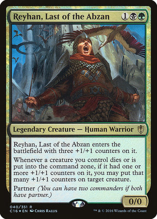 Reyhan, Last of the Abzan [Commander 2016] | Fandemonia Ltd
