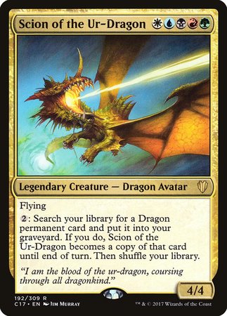 Scion of the Ur-Dragon [Commander 2017] | Fandemonia Ltd