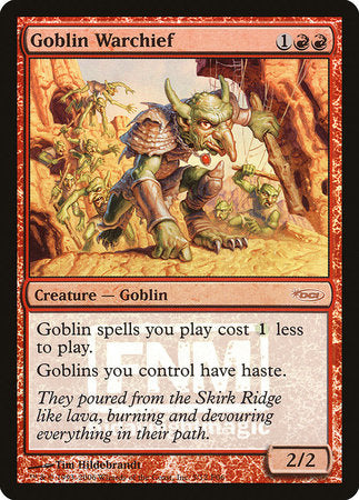 Goblin Warchief (2006) [Friday Night Magic 2006] | Fandemonia Ltd