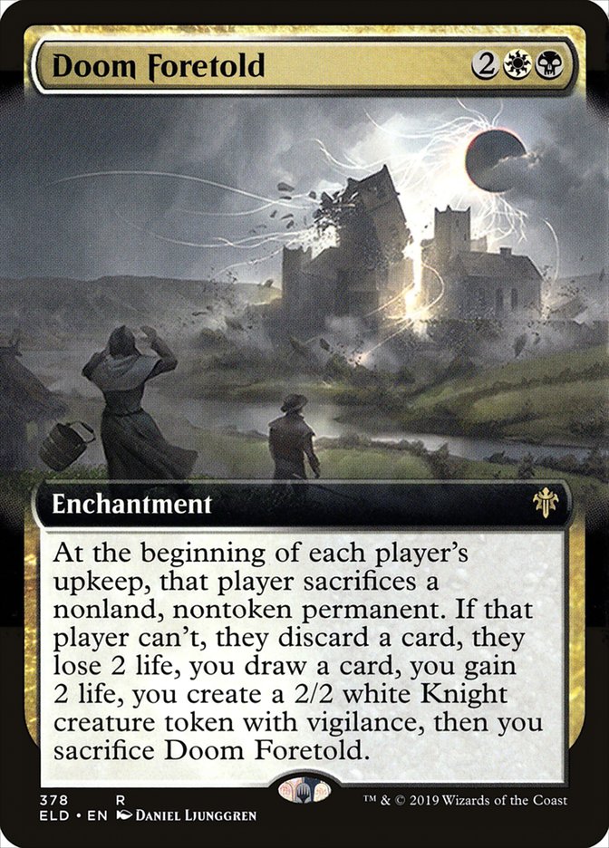 Doom Foretold (Extended Art) [Throne of Eldraine] | Fandemonia Ltd
