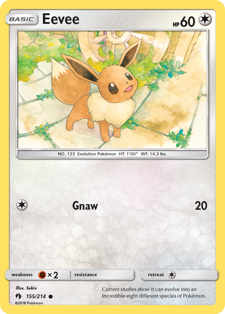 Eevee (155/214) [Sun & Moon: Lost Thunder] | Fandemonia Ltd