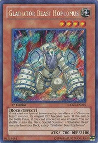 Gladiator Beast Hoplomus [LCGX-EN239] Secret Rare | Fandemonia Ltd