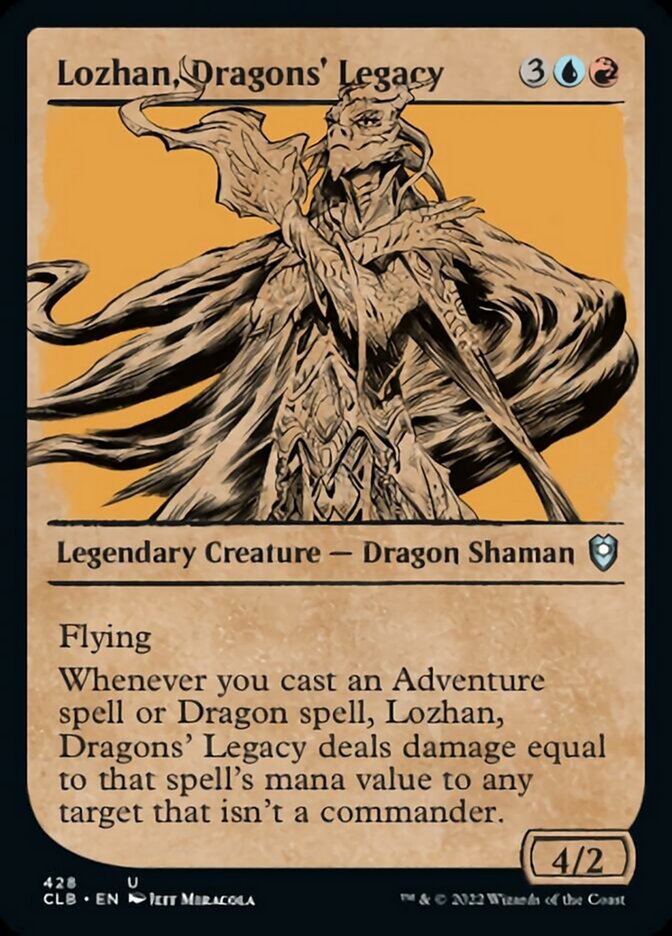 Lozhan, Dragons' Legacy (Showcase) [Commander Legends: Battle for Baldur's Gate] | Fandemonia Ltd