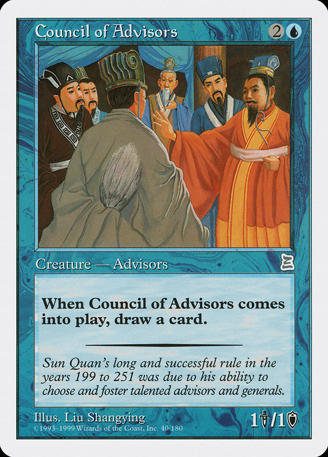 Council of Advisors [Portal Three Kingdoms] | Fandemonia Ltd