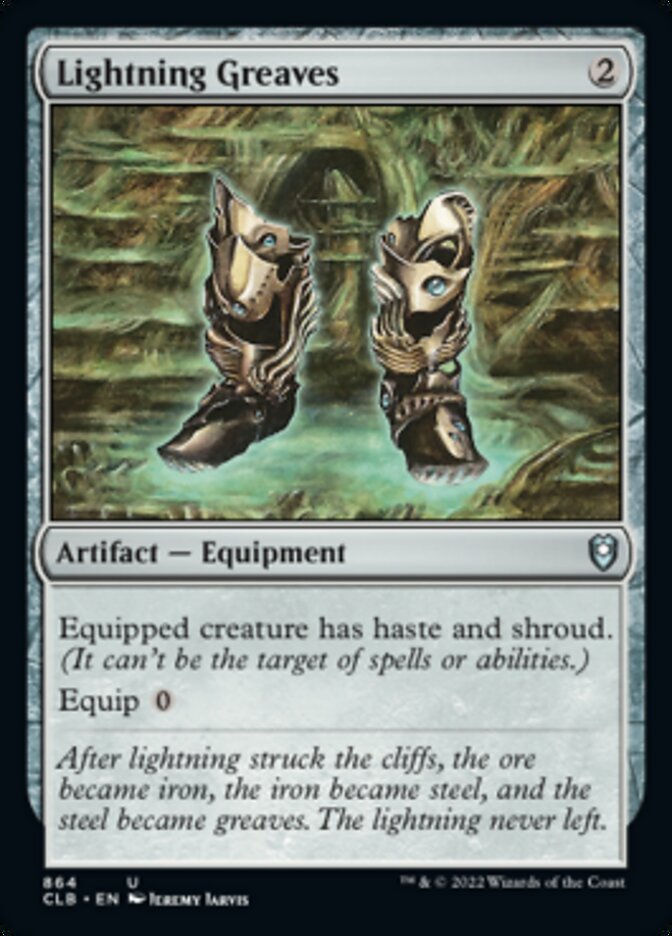 Lightning Greaves [Commander Legends: Battle for Baldur's Gate] | Fandemonia Ltd