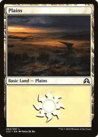 Plains (283) [Shadows over Innistrad] | Fandemonia Ltd