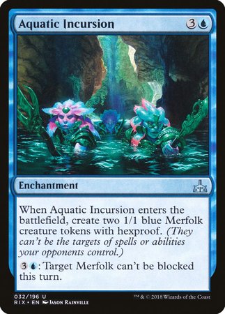 Aquatic Incursion [Rivals of Ixalan] | Fandemonia Ltd