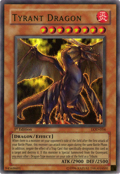 Tyrant Dragon [LOD-034] Ultra Rare | Fandemonia Ltd
