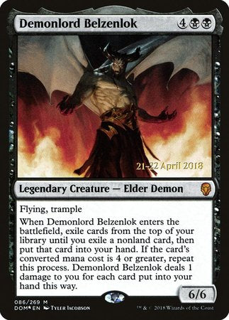 Demonlord Belzenlok [Dominaria Promos] | Fandemonia Ltd