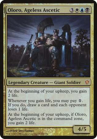 Oloro, Ageless Ascetic (Commander 2013) [Commander 2013 Oversized] | Fandemonia Ltd