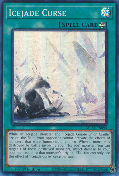 Icejade Curse [MP23-EN094] Super Rare – Fandemonia Ltd