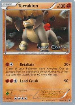 Terrakion (73/101) (Pesadelo Prism - Igor Costa) [World Championships 2012] | Fandemonia Ltd