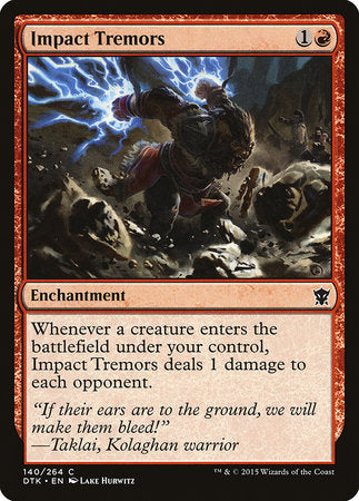 Impact Tremors [Dragons of Tarkir] | Fandemonia Ltd