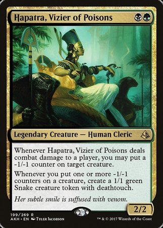 Hapatra, Vizier of Poisons [Amonkhet] | Fandemonia Ltd