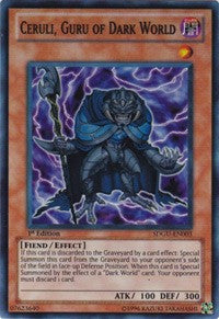 Ceruli, Guru of Dark World [SDGU-EN003] Super Rare | Fandemonia Ltd