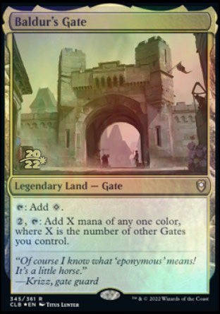 Baldur's Gate [Commander Legends: Battle for Baldur's Gate Prerelease Promos] | Fandemonia Ltd