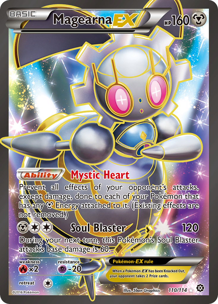 Magearna EX (110/114) [XY: Steam Siege] | Fandemonia Ltd