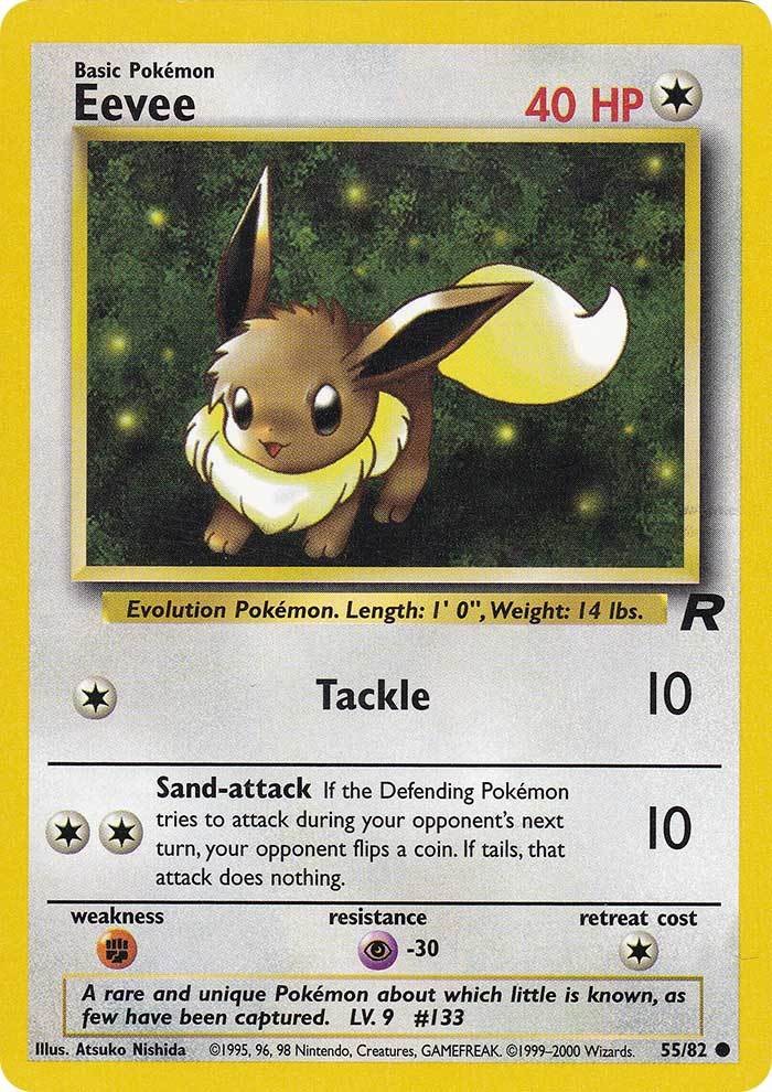 Eevee (55/82) [Team Rocket Unlimited] | Fandemonia Ltd