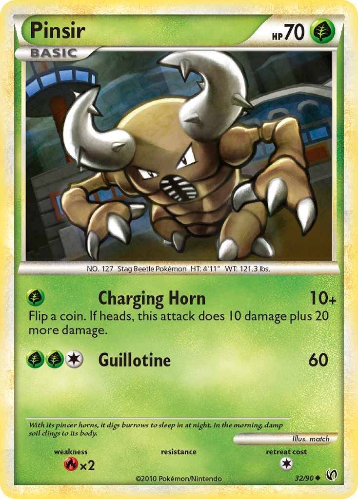 Pinsir (32/90) [HeartGold & SoulSilver: Undaunted] | Fandemonia Ltd