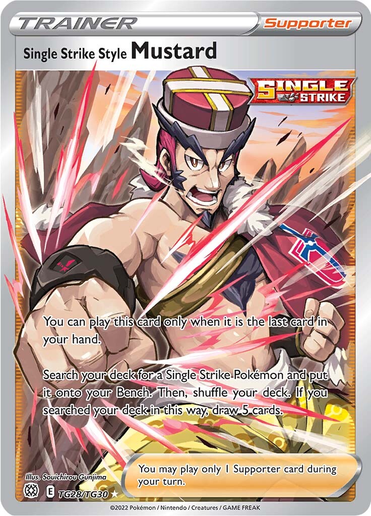 Single Strike Style Mustard (TG28/TG30) [Sword & Shield: Brilliant Stars] | Fandemonia Ltd