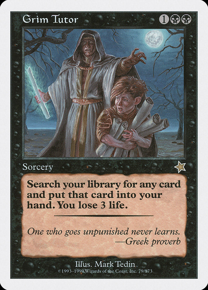 Grim Tutor [Starter 1999] | Fandemonia Ltd