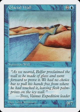 Glacial Wall [Fifth Edition] | Fandemonia Ltd