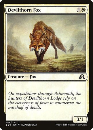 Devilthorn Fox [Shadows over Innistrad] | Fandemonia Ltd