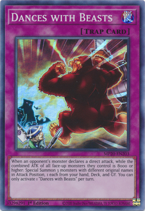 Dances with Beasts [MP20-EN203] Super Rare | Fandemonia Ltd