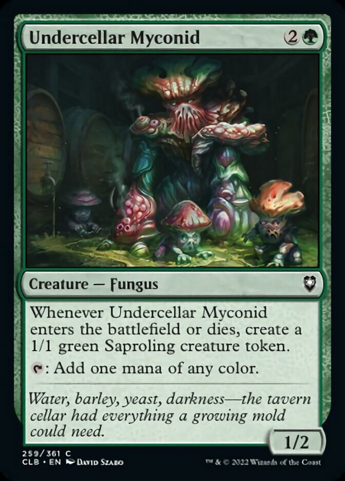 Undercellar Myconid [Commander Legends: Battle for Baldur's Gate] | Fandemonia Ltd