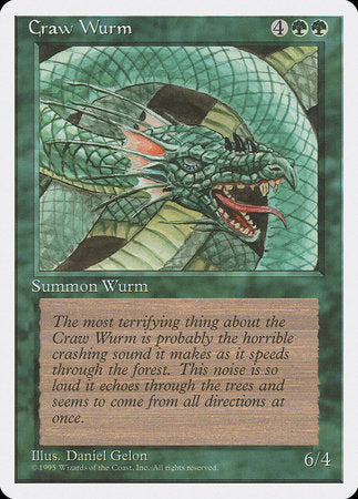 Craw Wurm [Fourth Edition] | Fandemonia Ltd