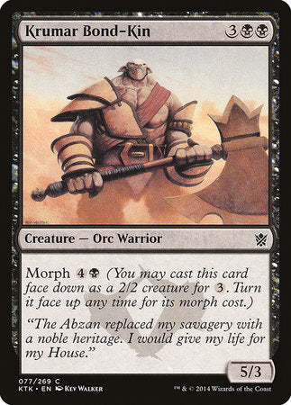 Krumar Bond-Kin [Khans of Tarkir] | Fandemonia Ltd