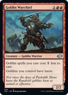 Goblin Warchief [Jumpstart 2022] | Fandemonia Ltd