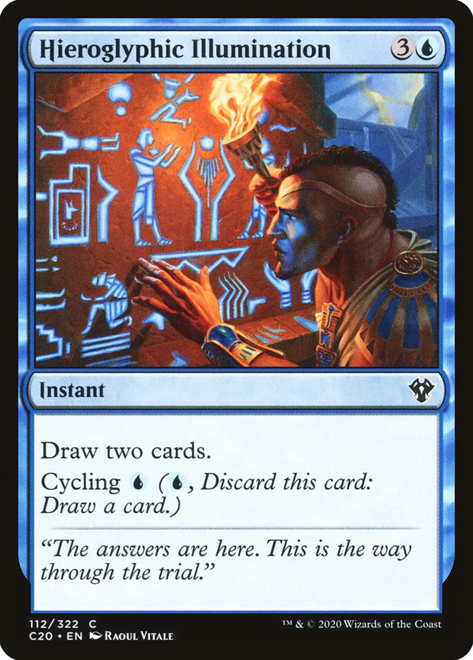 Hieroglyphic Illumination [Commander 2020] | Fandemonia Ltd
