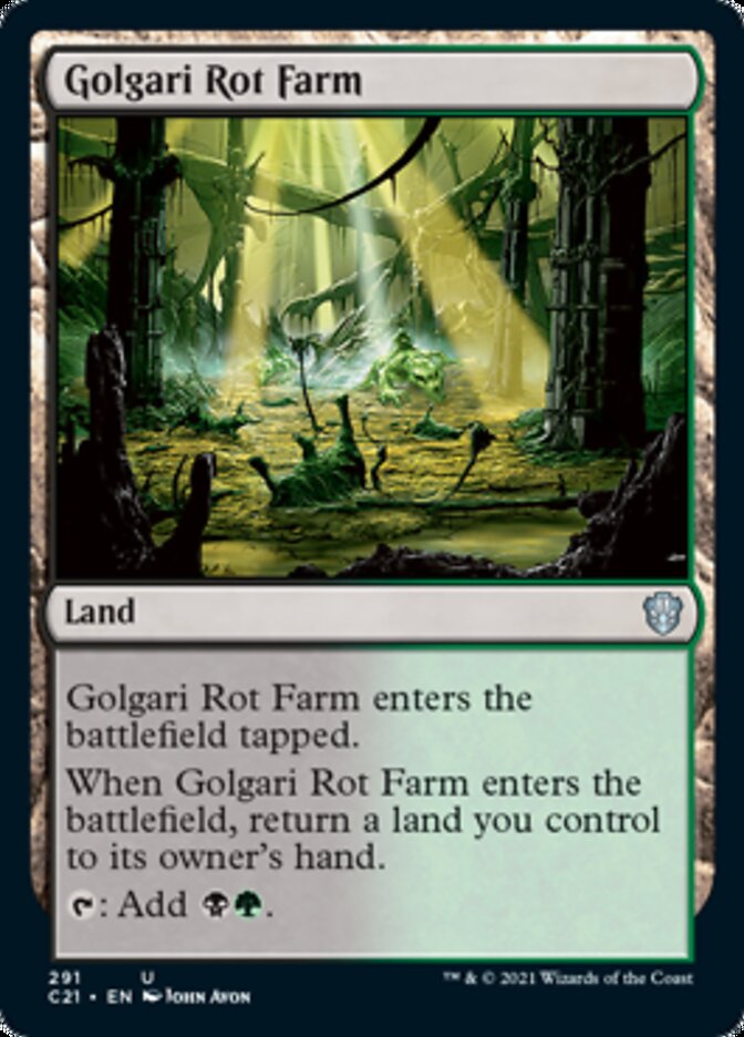 Golgari Rot Farm [Commander 2021] | Fandemonia Ltd