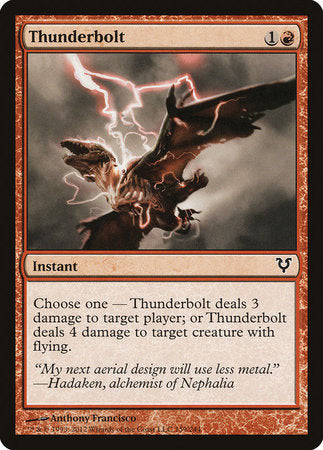 Thunderbolt [Avacyn Restored] | Fandemonia Ltd