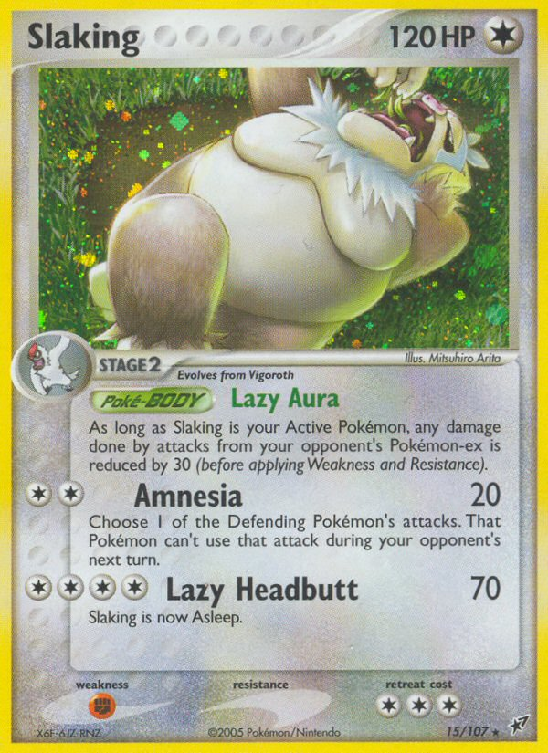 Slaking (15/107) [EX: Deoxys] | Fandemonia Ltd