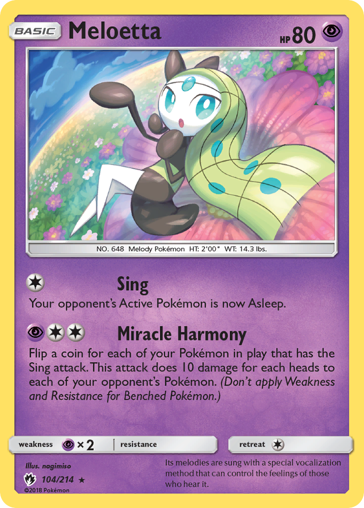 Meloetta (104/214) [Sun & Moon: Lost Thunder] | Fandemonia Ltd