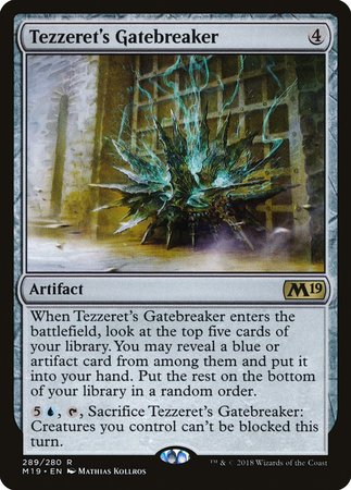 Tezzeret's Gatebreaker [Core Set 2019] | Fandemonia Ltd