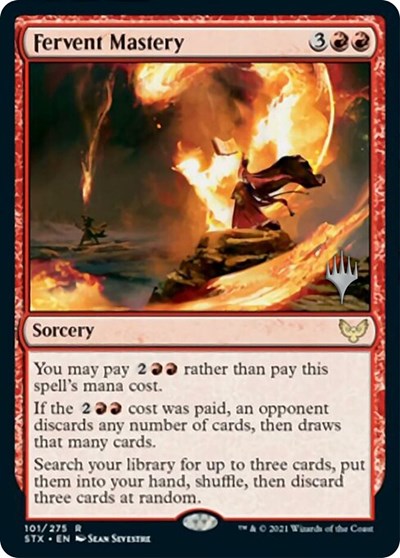 Fervent Mastery (Promo Pack) [Strixhaven: School of Mages Promos] | Fandemonia Ltd