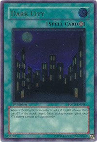 Dark City (UTR) [POTD-EN048] Ultimate Rare | Fandemonia Ltd
