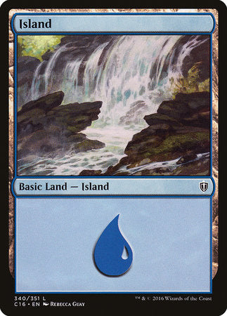 Island (340) [Commander 2016] | Fandemonia Ltd