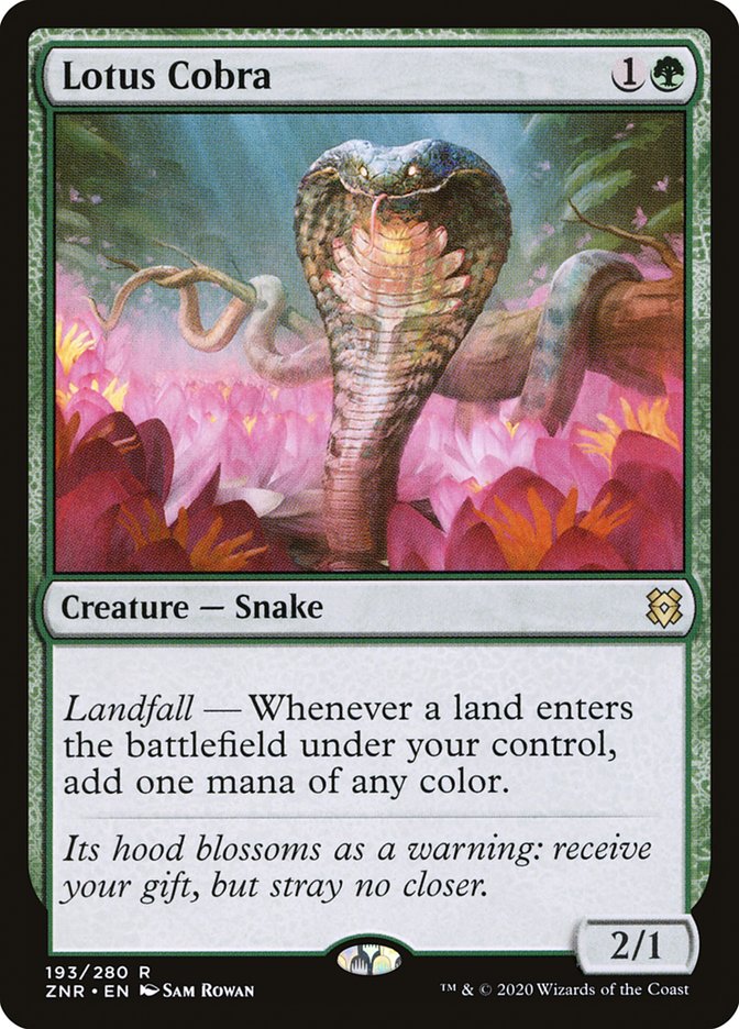 Lotus Cobra [Zendikar Rising] | Fandemonia Ltd