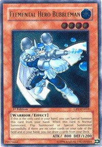 Elemental Hero Bubbleman (UTR) [CRV-EN014] Ultimate Rare | Fandemonia Ltd
