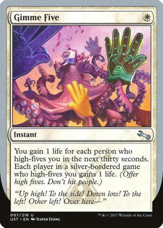 Gimme Five [Unstable] | Fandemonia Ltd